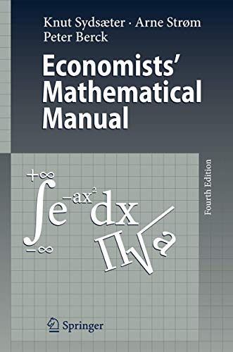 Immagine dell'editore per Economists' Mathematical Manual venduto da Better World Books Ltd