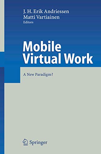 Imagen de archivo de Mobile Virtual Work. A New Paradigm? a la venta por medimops
