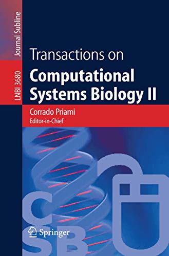 Stock image for Transactions on Computational Systems Biology II: 3680 (Lecture Notes in Computer Science, 3680) for sale by WorldofBooks