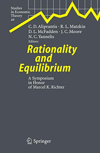 Beispielbild fr Rationality And Equilibrium: A Symposium In Honor Of Marcel K Richter zum Verkauf von Basi6 International