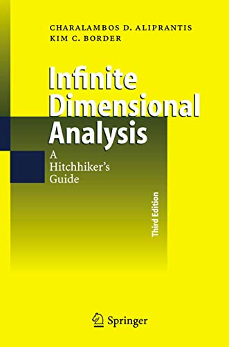 9783540295860: Infinite Dimensional Analysis: A Hitchhiker's Guide