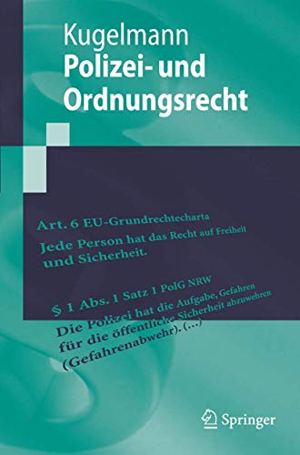 Stock image for Polizei- und Ordnungsrecht (Springer-Lehrbuch) for sale by medimops