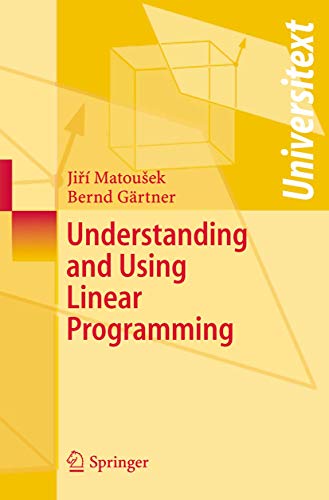 Stock image for Understanding and Using Linear Programming (Universitext) for sale by Byrd Books