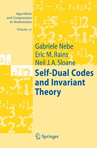 Stock image for Self-Dual Codes And Invariant Theory for sale by Montana Book Company