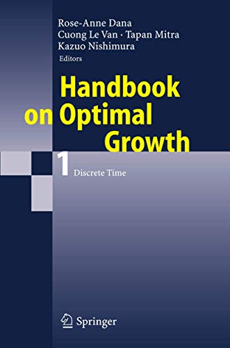 9783540323082: Handbook on Optimal Growth 1: Discrete Time