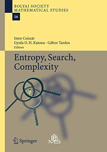 9783540325734: Entropy, Search, Complexity