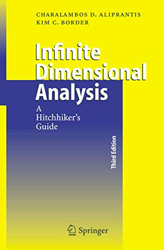 Immagine dell'editore per Infinite Dimensional Analysis: A Hitchhiker's Guide venduto da Ria Christie Collections