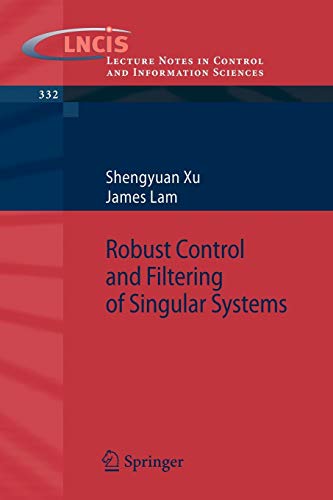 Imagen de archivo de Robust Control and Filtering of Singular Systems a la venta por Better World Books: West