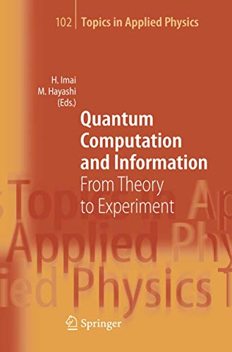 Immagine dell'editore per Quantum Computation and Information: From Theory to Experiment (Topics in Applied Physics, 102) venduto da Phatpocket Limited