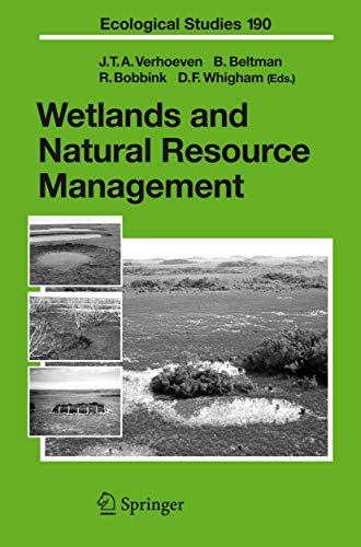 Beispielbild fr Wetlands And Natural Resource Management zum Verkauf von Ammareal