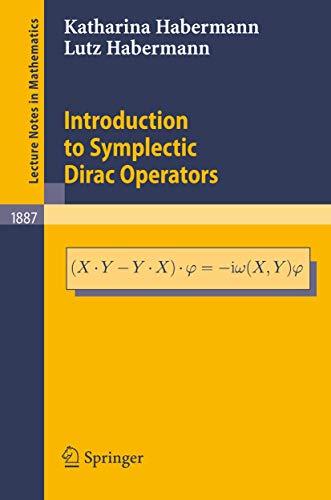 Stock image for Introduction to Symplectic Dirac Operators for sale by Chiron Media