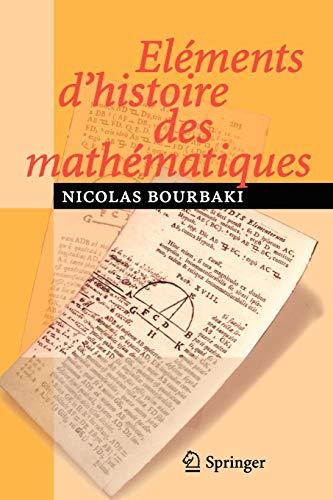 9783540339380: Elements d'histoire des mathematiques (French Edition)