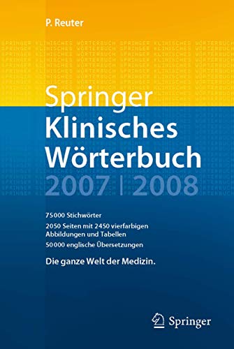 Beispielbild fr Springer Klinisches Wrterbuch zum Verkauf von medimops