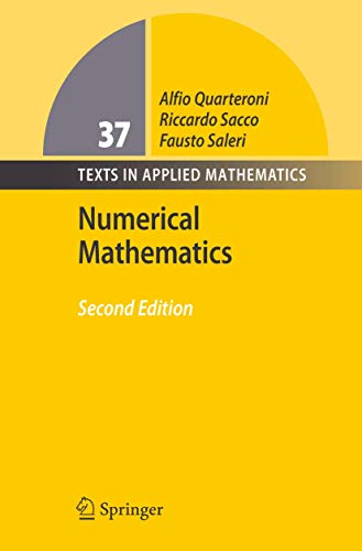 Beispielbild fr Numerical Mathematics (Texts in Applied Mathematics, 37) zum Verkauf von SecondSale