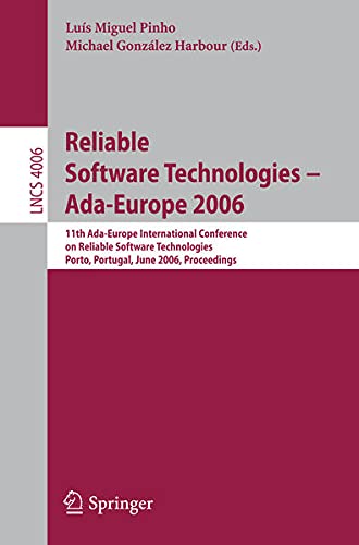 Imagen de archivo de Reliable Software Technologies--ada-europe 2006 a la venta por WorldofBooks