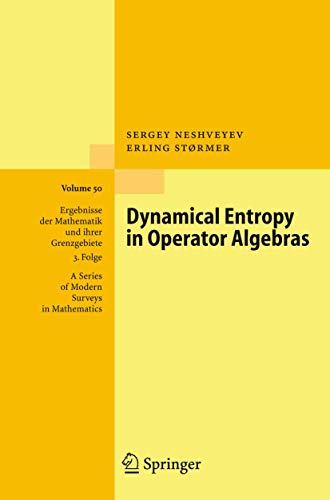 Stock image for Dynamical Entropy In Operator Algebras for sale by Romtrade Corp.