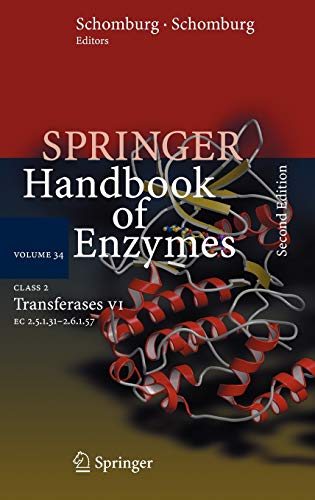 Beispielbild fr Class 2 Transferases VII: EC 2.5.1.31 - 2.6.1.57: 34 (Springer Handbook of Enzymes, 34) zum Verkauf von WorldofBooks
