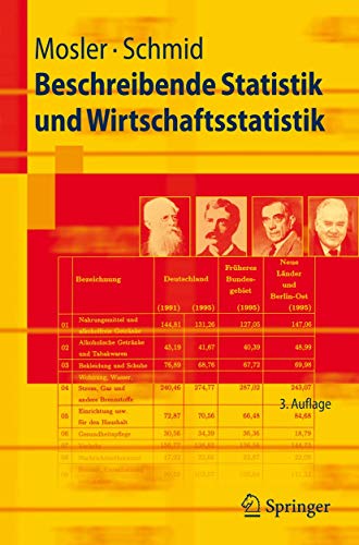 Stock image for Beschreibende Statistik und Wirtschaftsstatistik (Springer-Lehrbuch) for sale by medimops