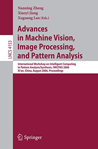 Imagen de archivo de Advances in Machine Vision, Image Processing, and Pattern Analysis a la venta por Books Puddle