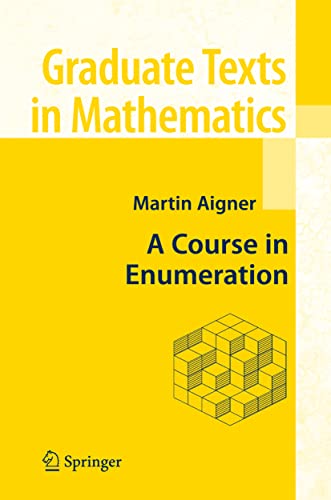 Stock image for A Course in Enumeration (Graduate Texts in Mathematics, 238) for sale by Goodwill Books