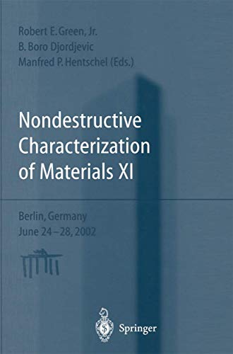 Stock image for Nondestructive Characterization of Materials XI. for sale by CSG Onlinebuch GMBH