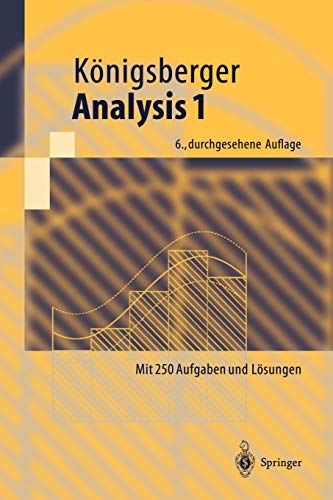 Beispielbild fr Analysis 1 (Springer-Lehrbuch) (German Edition) zum Verkauf von BuchZeichen-Versandhandel