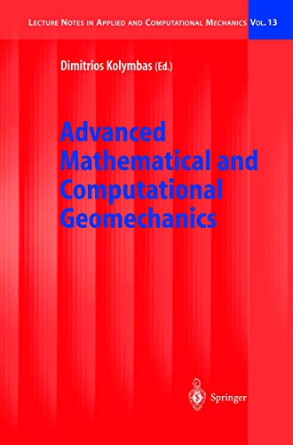9783540405474: Advanced Mathematical and Computational Geomechanics