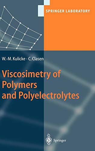 9783540407607: Viscosimetry of Polymers and Polyelectrolytes