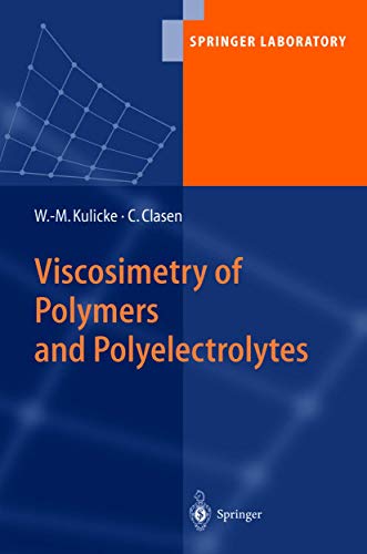 Stock image for Viscosimetry Of Polymers And Polyelectrolytes for sale by Romtrade Corp.