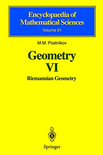 Imagen de archivo de Geometry VI a la venta por Books Puddle