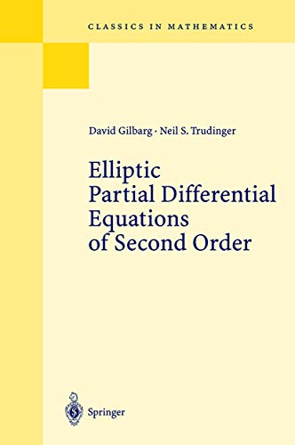 Stock image for Elliptic Partial Differential Equations of Second Order (Classics in Mathematics) for sale by Anybook.com