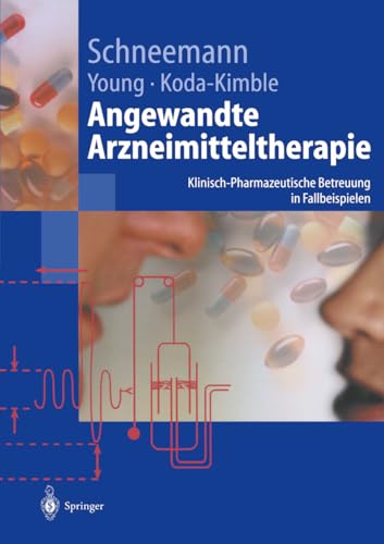 Beispielbild fr Angewandte Arzneimitteltherapie. Ein Handbuch in Fallbeispielen (Gebundene Ausgabe) Pharmazeutische Betreuung und Umgang mit Patientenakten. 1 Arzneimittelanamnese, Therapiebeurteilung und Pharmazeutische Betreuung - Therapeutisches Drug Monitoring. 2 Klinische Pharmakokinetik - Beurteilung klinisch-chemischer Messergebnisse - B. Spezielle Pharmakotherapie - Allgemeinmedizin. 4 Schmerz - Erkrankungen des Herz-Kreislaufsystems. 5 Essentielle Hypertonie. 6 Chronische Herzinsuffizienz. 7 Ischmische Herzerkrankungen. 8 Periphere Geferkrankungen. 9 Lipidstoffwechselstrungen - Patienten mit eingeschrnkter Organfunktion. 10 Asthma. 11 Chronisch obstruktive Atemwegserkrankungen. 12 Akute und chronische Rhinitis. 13 Erkrankung des Magens und Duodenums - Neurologische Strung. 14 Kopfschmerz - Endokrine Erkrankungen. 15 Diabetes mellitus - Gelenkerkrankungen. 16 Rheumatische Erkrankungen - Augenerkrankungen. 17 Augenerkrankungen - Hauterkrankungen. 18 Akne. 19 Psoriasis - Nierenerkrankungen zum Verkauf von BUCHSERVICE / ANTIQUARIAT Lars Lutzer