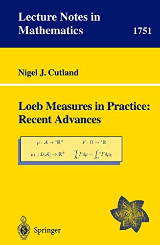 Beispielbild fr Loeb Measures in Practice: Recent Advances : EMS Lectures 1997 zum Verkauf von Chiron Media