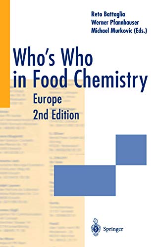 9783540414483: Who's Who in Food Chemistry: Europe