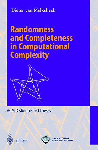 9783540414926: Randomness and Completeness in Computational Complexity: 1950 (Lecture Notes in Computer Science)