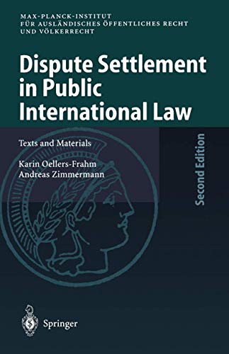Stock image for Dispute Settlement in Public International Law : Texts and Materials for sale by Buchpark