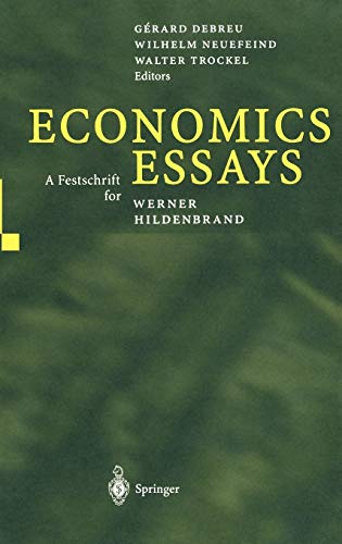 9783540418825: Economics Essays: A Festschrift for Werner Hildenbrand