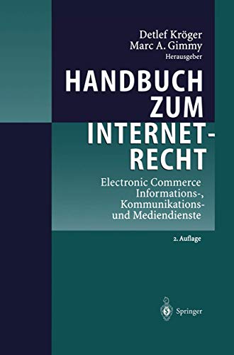 Stock image for Handbuch zum Internetrecht for sale by medimops