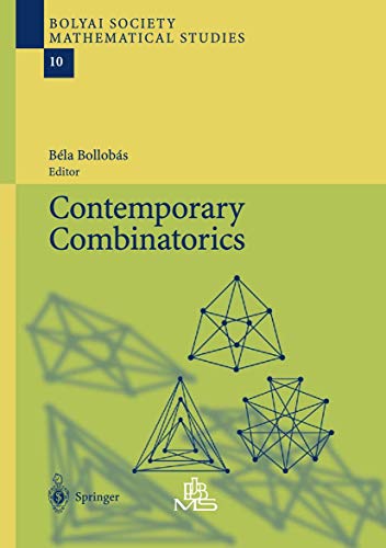 9783540427254: Contemporary Combinatorics: v. 10 (Bolyai Society Mathematical Studies)