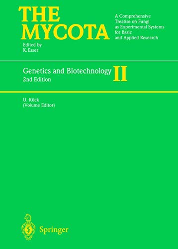 Beispielbild fr The Mycota - Genetics and Biotechnology II. A Comprehensive Treatise on Fungi as Experimental Systems for Basic and Applied Research. zum Verkauf von Antiquariat im Hufelandhaus GmbH  vormals Lange & Springer