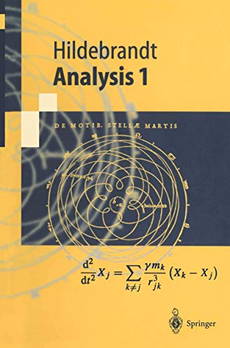 Analysis 1 (Springer-Lehrbuch) - Hildebrandt, Stefan