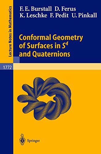 Stock image for Conformal Geometry of Surfaces in S4 and Quaternions for sale by Chiron Media