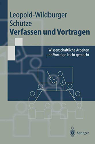 Stock image for Verfassen und Vortragen. for sale by CSG Onlinebuch GMBH
