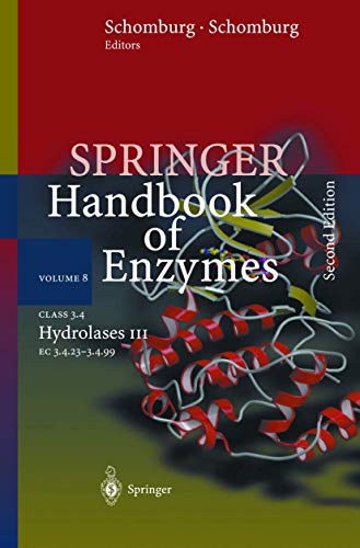 Stock image for Class 3.4 Hydrolases III (Springer Handbook of Enzymes) for sale by Ergodebooks