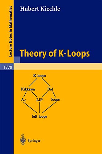 Beispielbild fr Theory of K-Loops zum Verkauf von Chiron Media