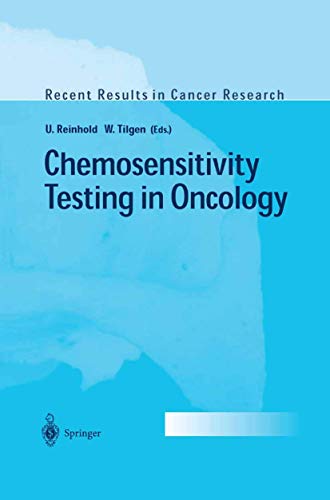 9783540434689: Chemosensitivity Testing in Oncology (Recent Results in Cancer Research, 161)