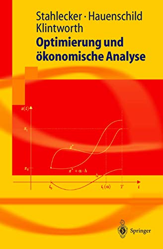 Beispielbild fr Optimierung und okonomische Analyse zum Verkauf von Chiron Media