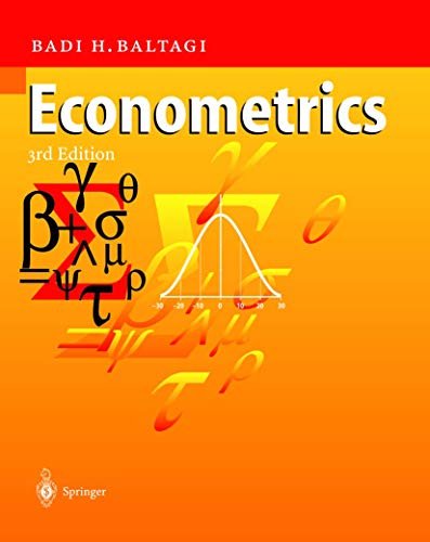 Stock image for Econometrics for sale by Better World Books