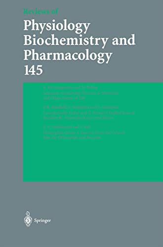 Imagen de archivo de Reviews of Physiology, Biochemistry and Pharmacology 145 a la venta por Kennys Bookshop and Art Galleries Ltd.