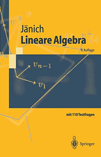Lineare Algebra (Springer-Lehrbuch) (9783540435877) by JÃ¤nich, Klaus